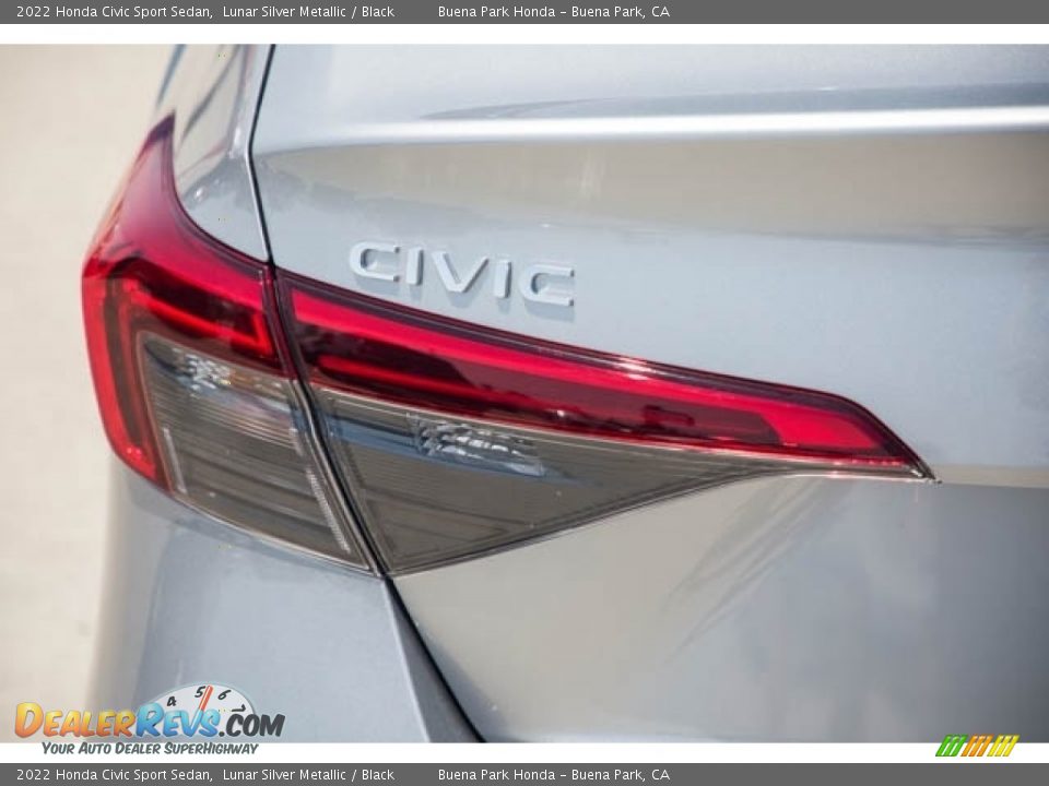 2022 Honda Civic Sport Sedan Lunar Silver Metallic / Black Photo #6