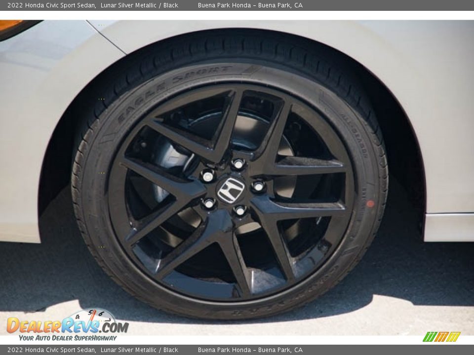2022 Honda Civic Sport Sedan Lunar Silver Metallic / Black Photo #13