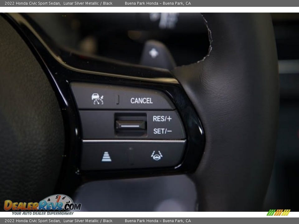 2022 Honda Civic Sport Sedan Lunar Silver Metallic / Black Photo #21