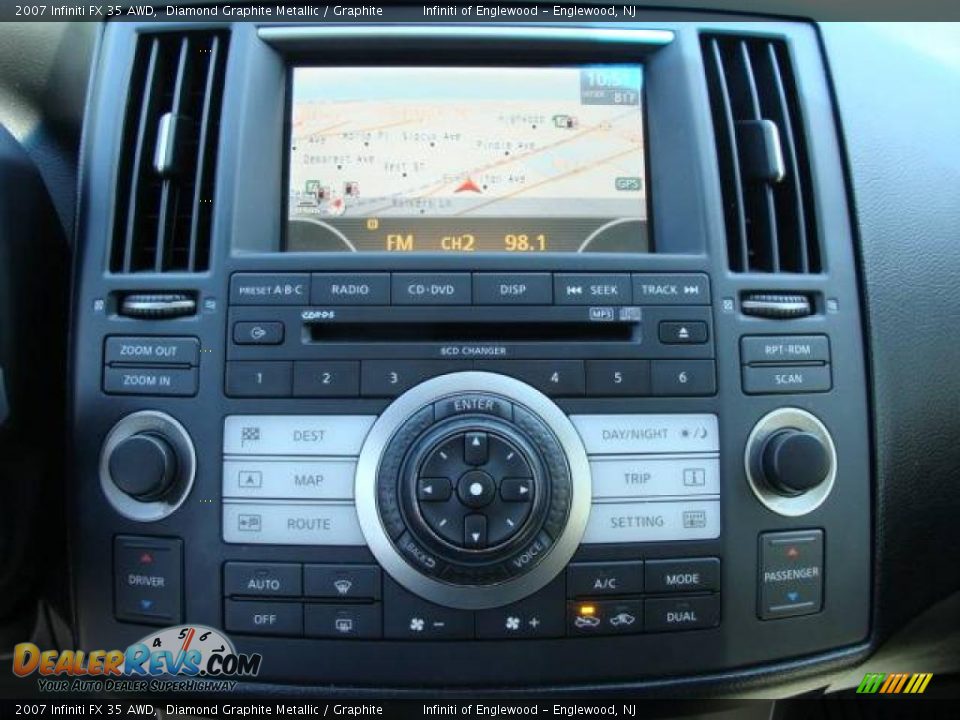 2007 Infiniti FX 35 AWD Diamond Graphite Metallic / Graphite Photo #18