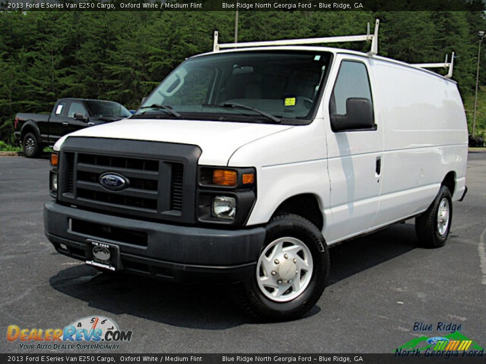 2013 Ford E Series Van E250 Cargo Oxford White / Medium Flint Photo #1