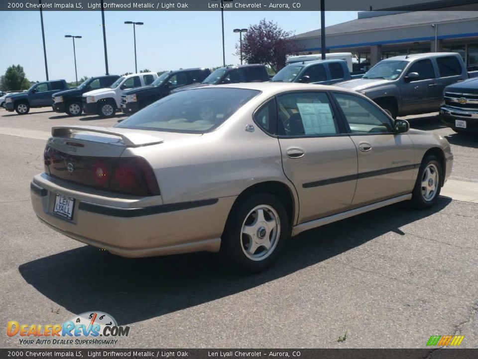2000 Chevrolet Impala LS Light Driftwood Metallic / Light Oak Photo #6