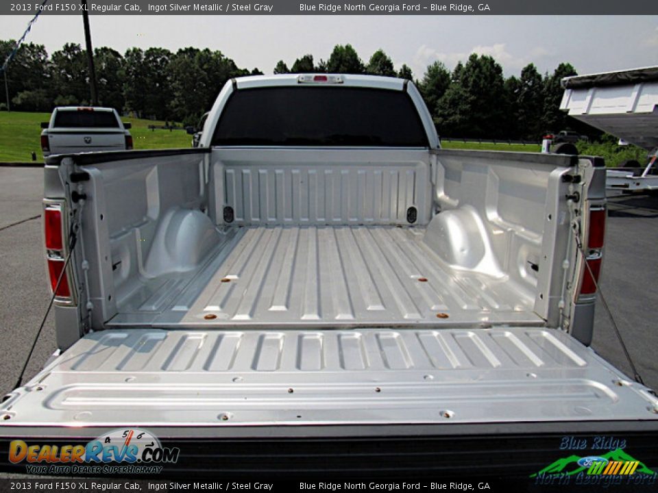 2013 Ford F150 XL Regular Cab Ingot Silver Metallic / Steel Gray Photo #13