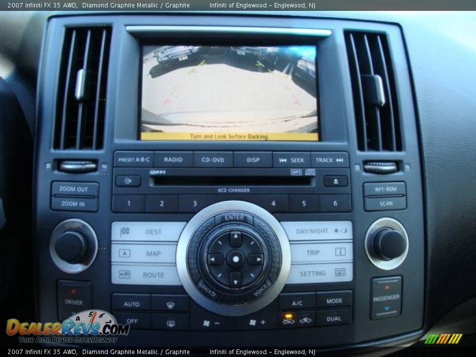 2007 Infiniti FX 35 AWD Diamond Graphite Metallic / Graphite Photo #19