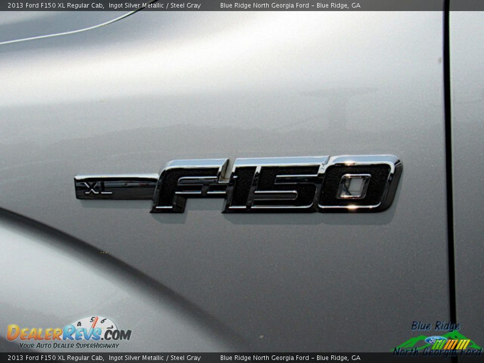 2013 Ford F150 XL Regular Cab Ingot Silver Metallic / Steel Gray Photo #26