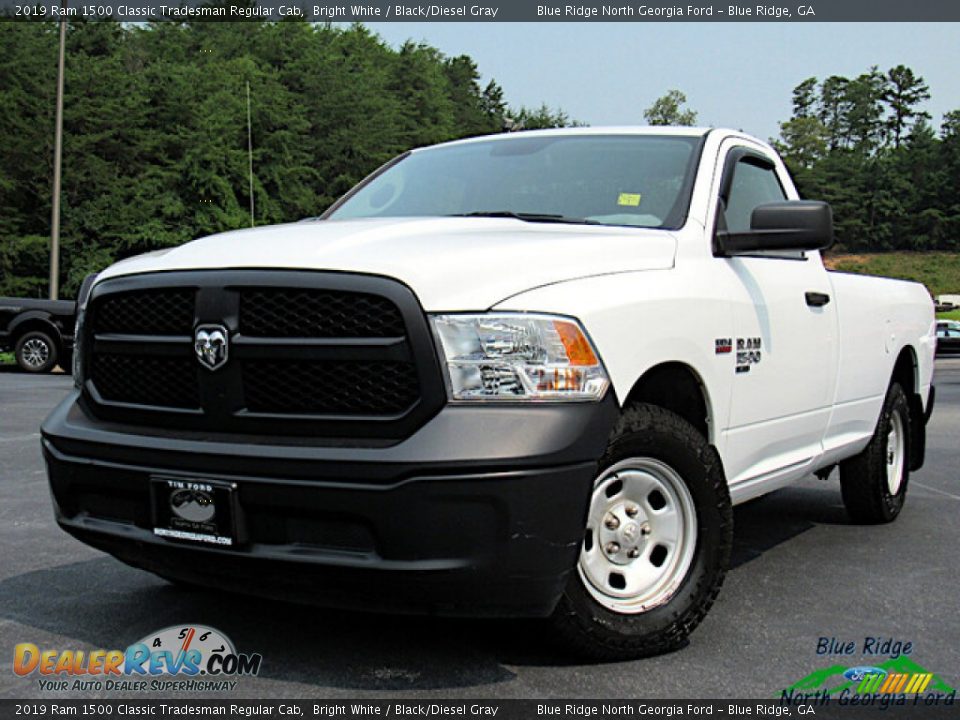 2019 Ram 1500 Classic Tradesman Regular Cab Bright White / Black/Diesel Gray Photo #1