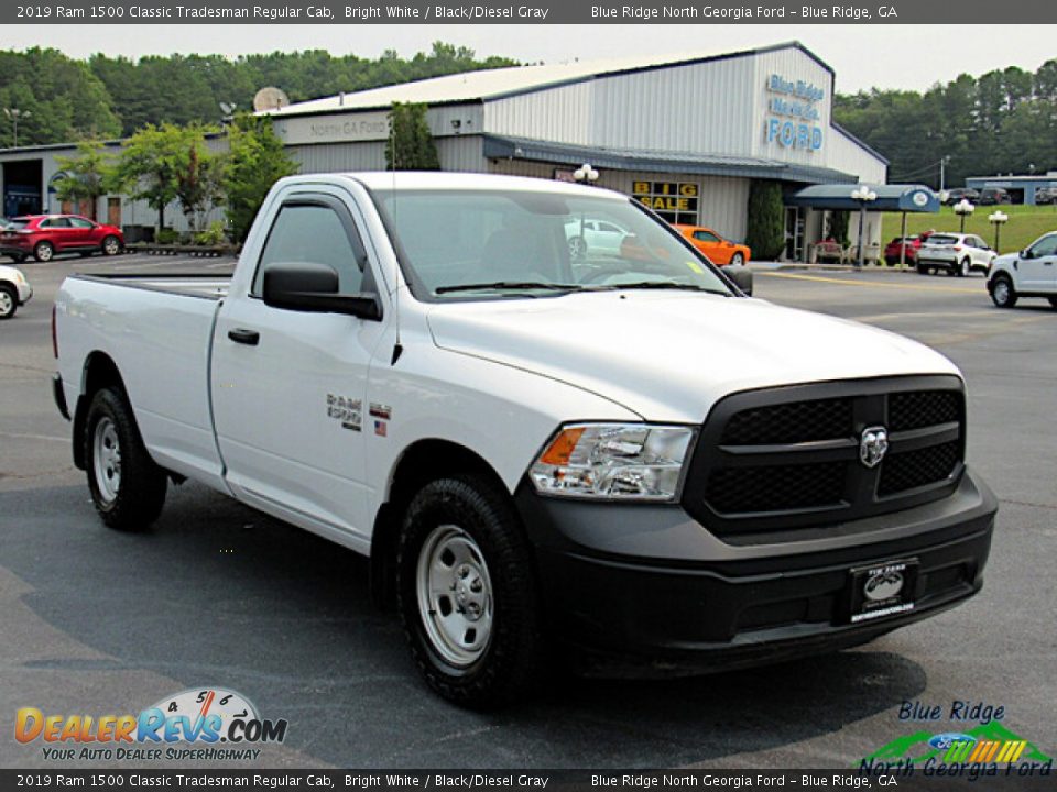 2019 Ram 1500 Classic Tradesman Regular Cab Bright White / Black/Diesel Gray Photo #7