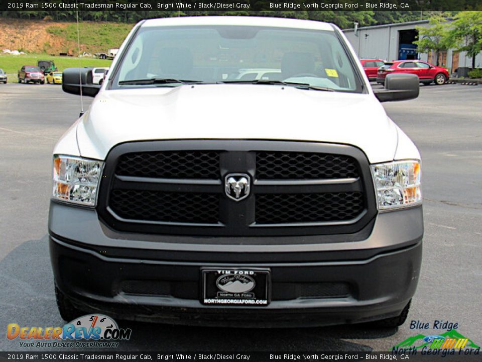 2019 Ram 1500 Classic Tradesman Regular Cab Bright White / Black/Diesel Gray Photo #8