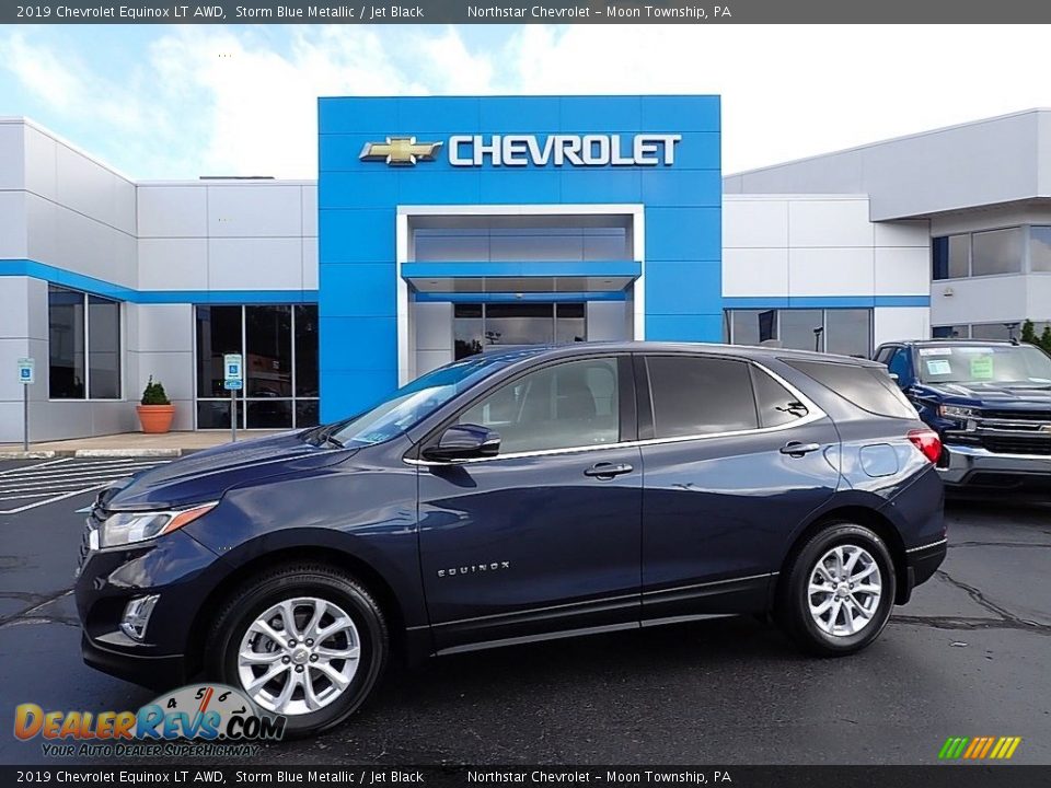 2019 Chevrolet Equinox LT AWD Storm Blue Metallic / Jet Black Photo #1