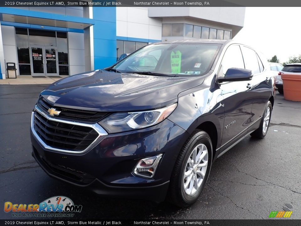 2019 Chevrolet Equinox LT AWD Storm Blue Metallic / Jet Black Photo #2