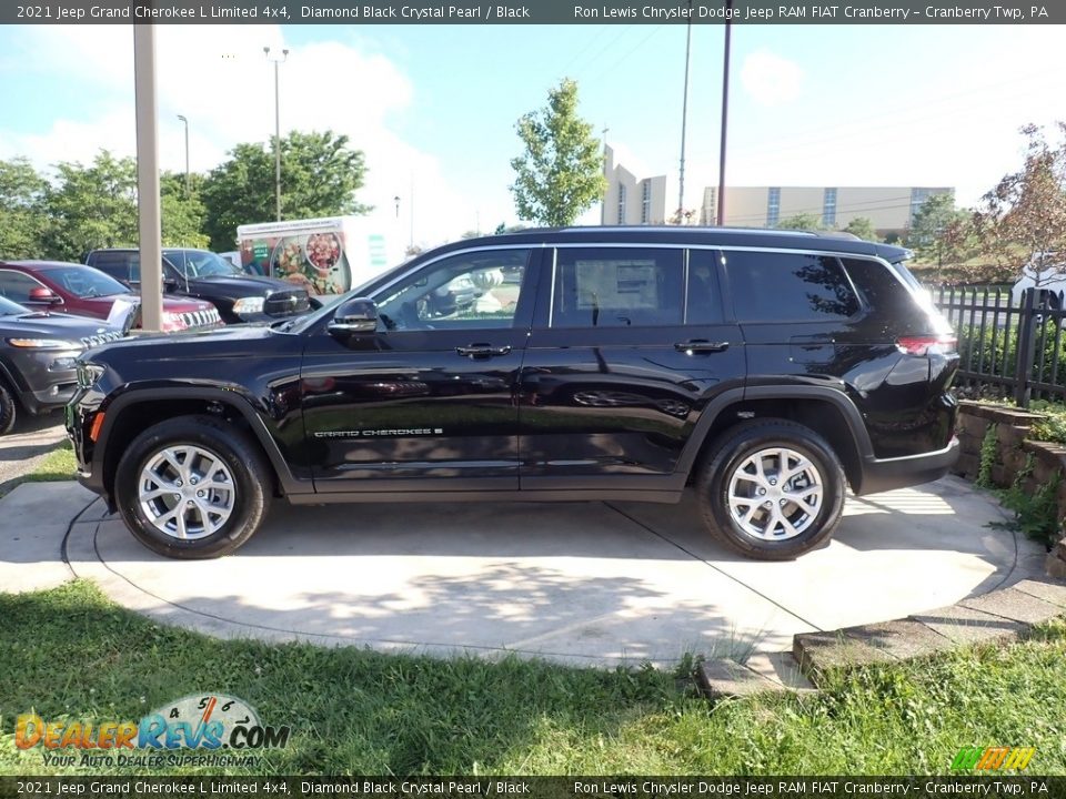 Diamond Black Crystal Pearl 2021 Jeep Grand Cherokee L Limited 4x4 Photo #2