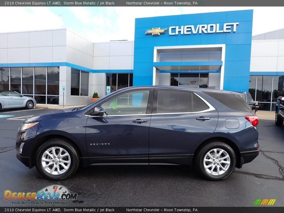 2019 Chevrolet Equinox LT AWD Storm Blue Metallic / Jet Black Photo #3