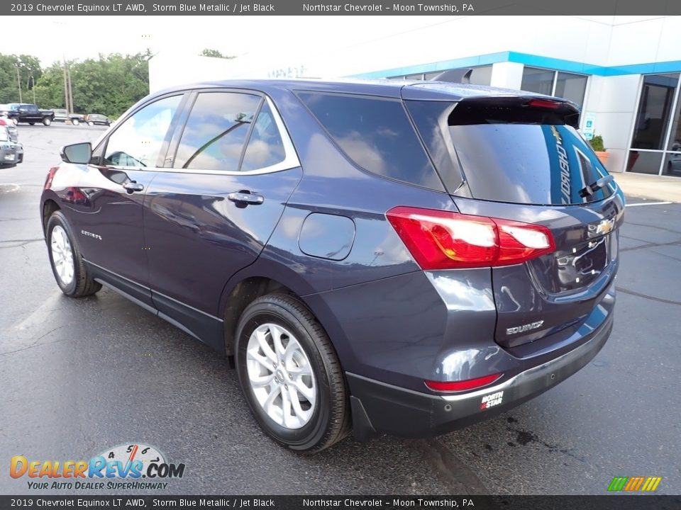 2019 Chevrolet Equinox LT AWD Storm Blue Metallic / Jet Black Photo #4
