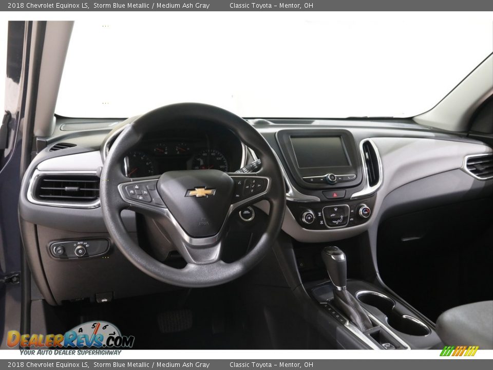 2018 Chevrolet Equinox LS Storm Blue Metallic / Medium Ash Gray Photo #6