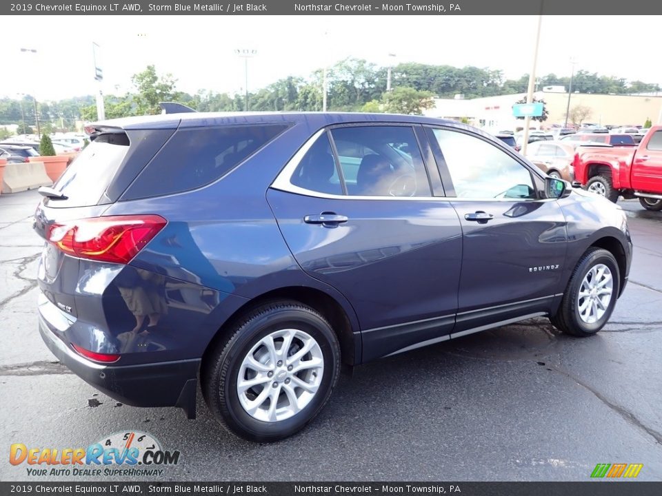 2019 Chevrolet Equinox LT AWD Storm Blue Metallic / Jet Black Photo #9