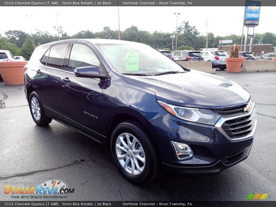 2019 Chevrolet Equinox LT AWD Storm Blue Metallic / Jet Black Photo #11