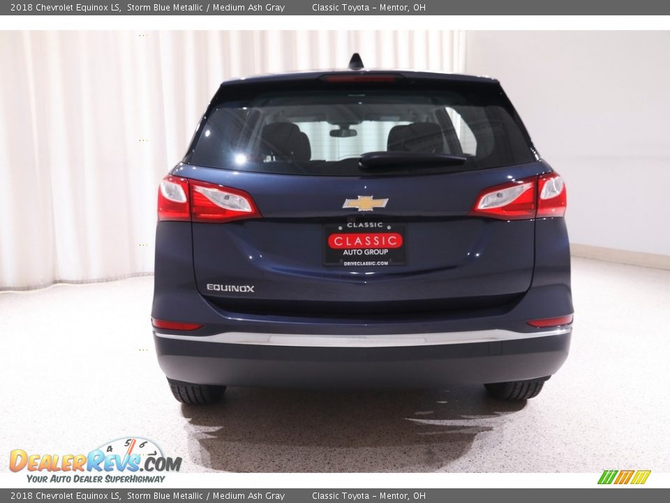 2018 Chevrolet Equinox LS Storm Blue Metallic / Medium Ash Gray Photo #16