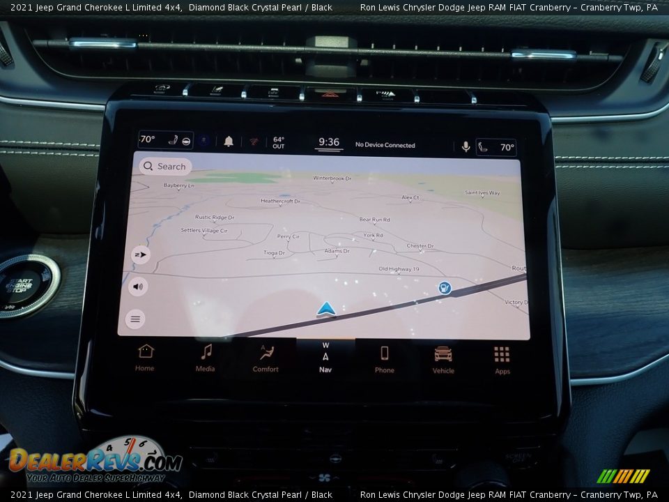 Navigation of 2021 Jeep Grand Cherokee L Limited 4x4 Photo #17