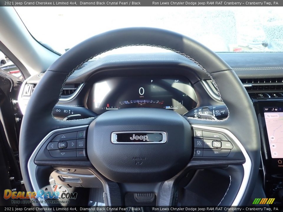 2021 Jeep Grand Cherokee L Limited 4x4 Steering Wheel Photo #20