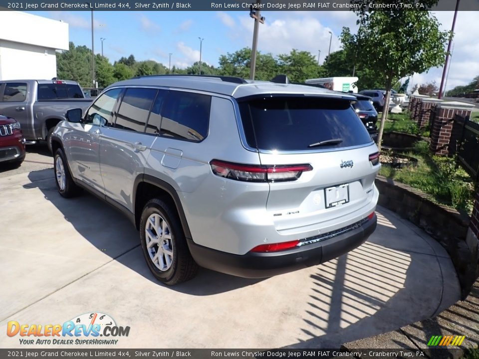 2021 Jeep Grand Cherokee L Limited 4x4 Silver Zynith / Black Photo #3