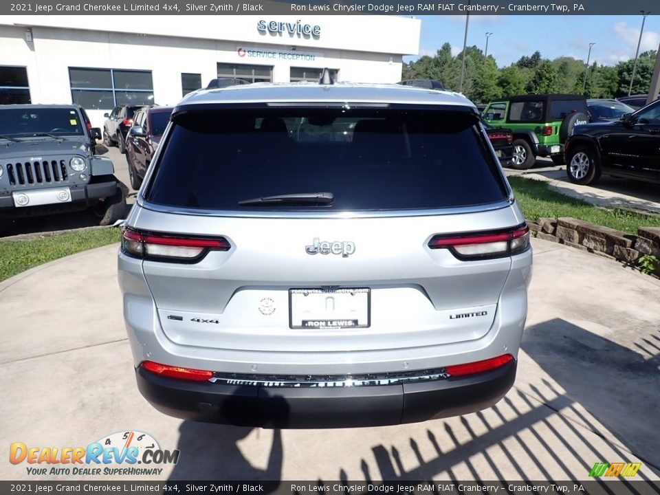 2021 Jeep Grand Cherokee L Limited 4x4 Silver Zynith / Black Photo #4