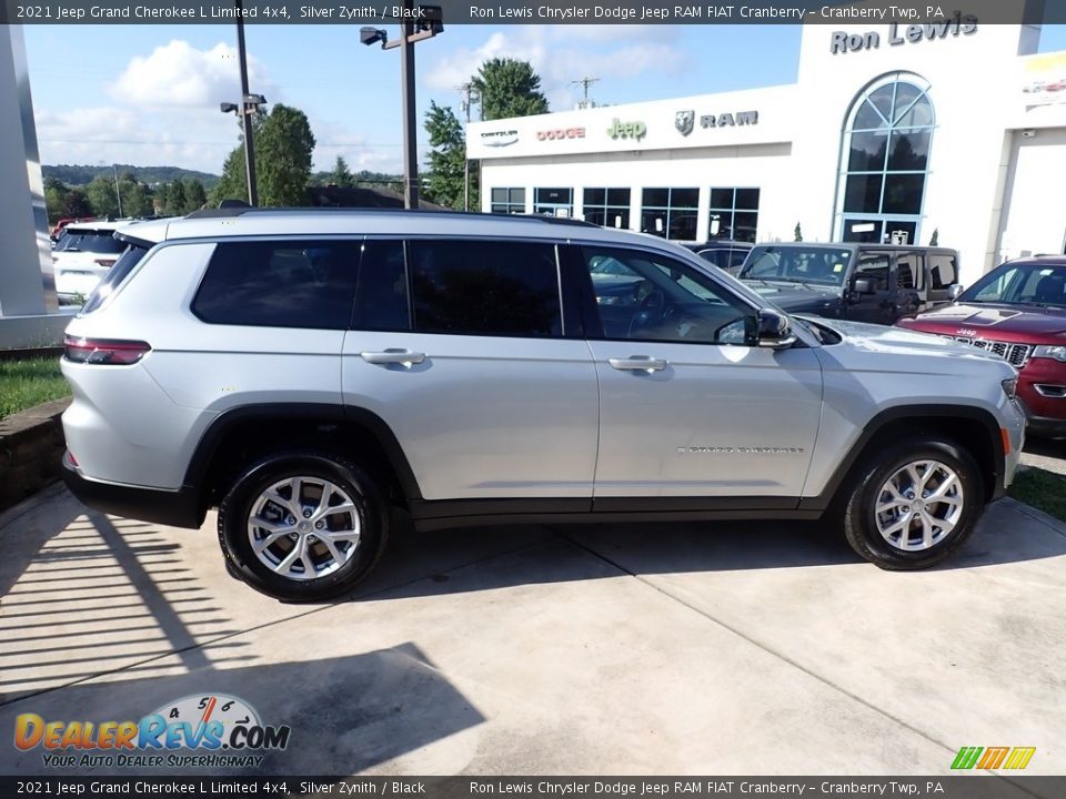 2021 Jeep Grand Cherokee L Limited 4x4 Silver Zynith / Black Photo #5