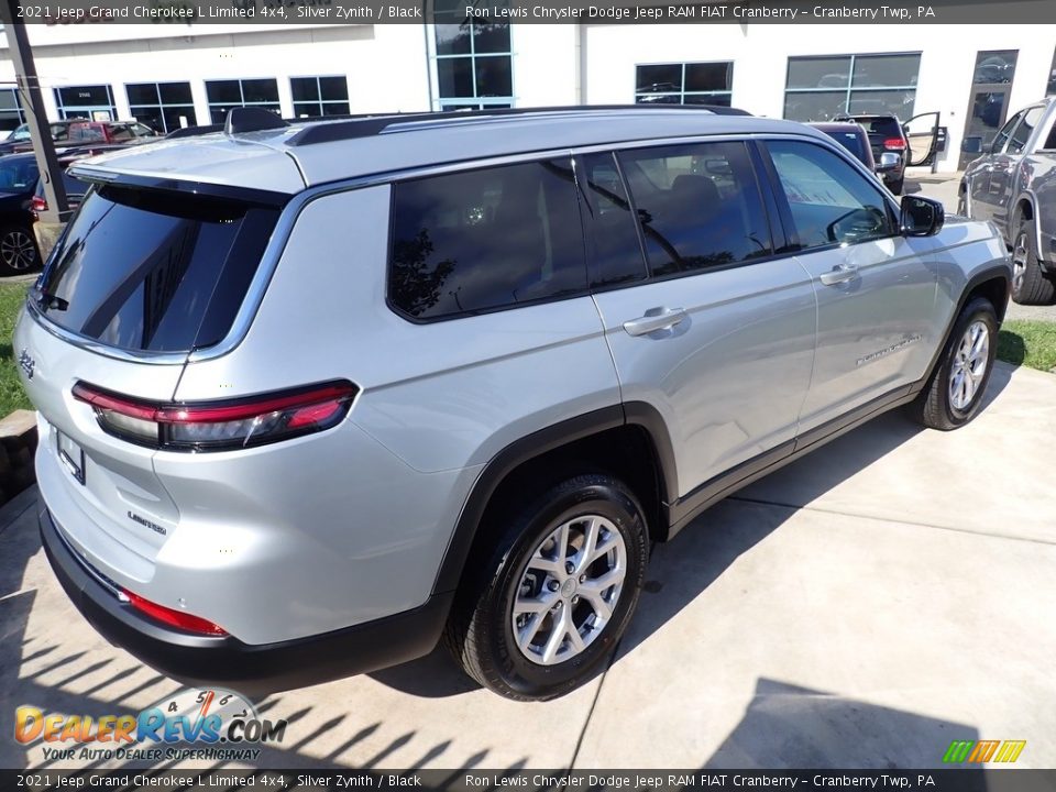 2021 Jeep Grand Cherokee L Limited 4x4 Silver Zynith / Black Photo #6