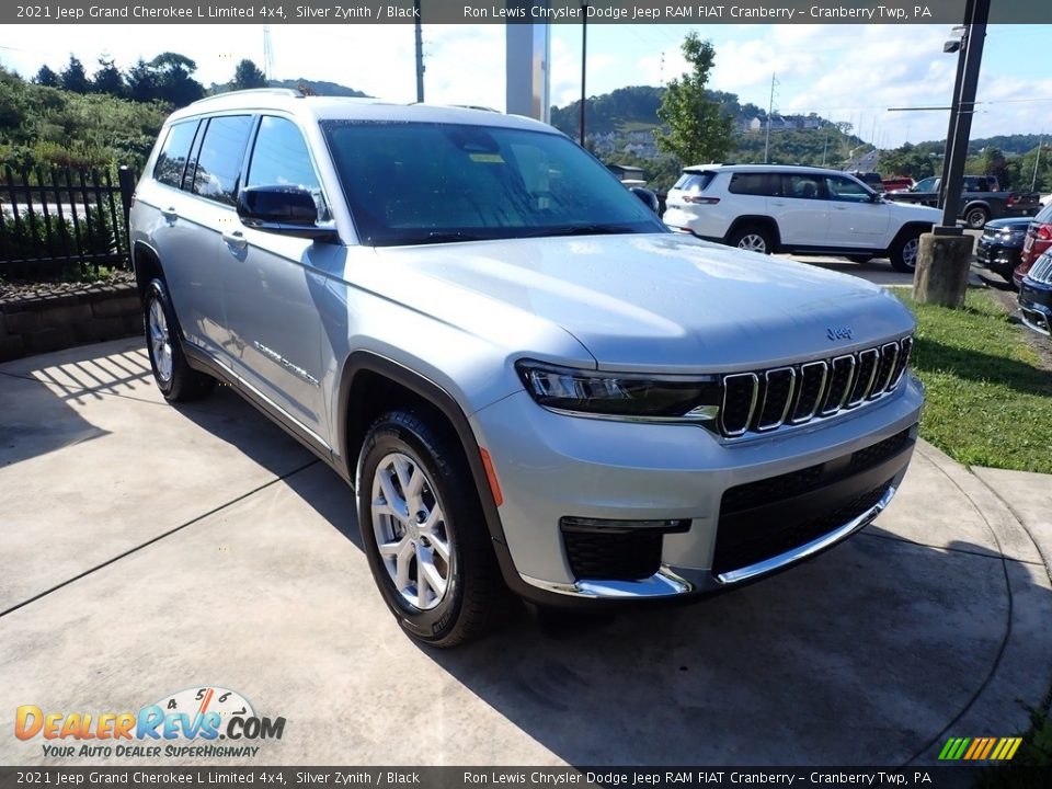2021 Jeep Grand Cherokee L Limited 4x4 Silver Zynith / Black Photo #7