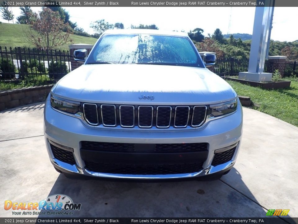 2021 Jeep Grand Cherokee L Limited 4x4 Silver Zynith / Black Photo #8