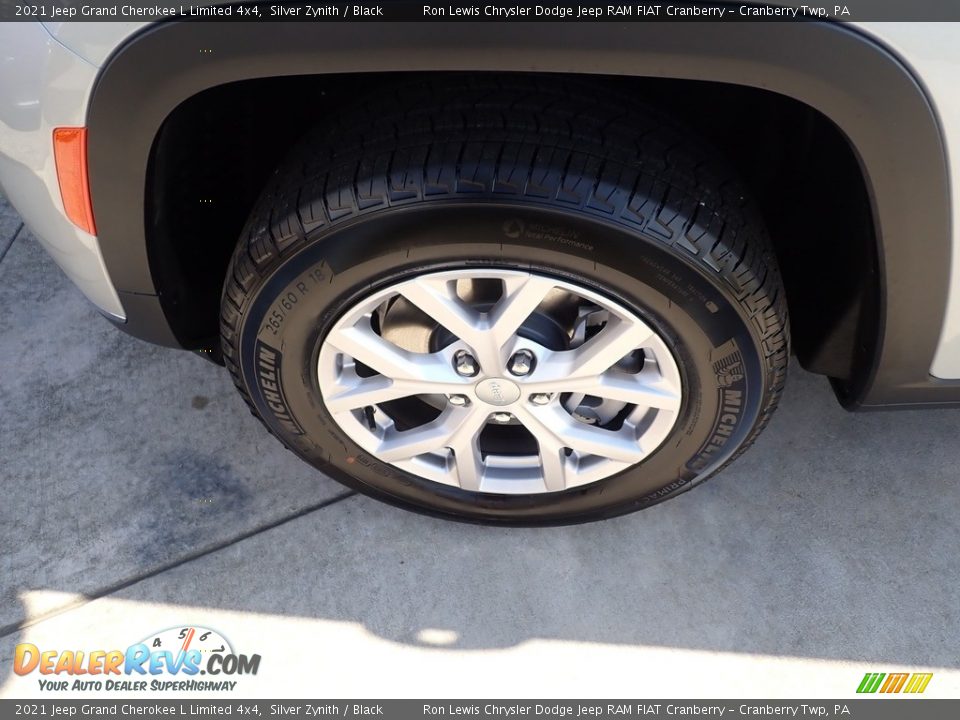 2021 Jeep Grand Cherokee L Limited 4x4 Silver Zynith / Black Photo #9