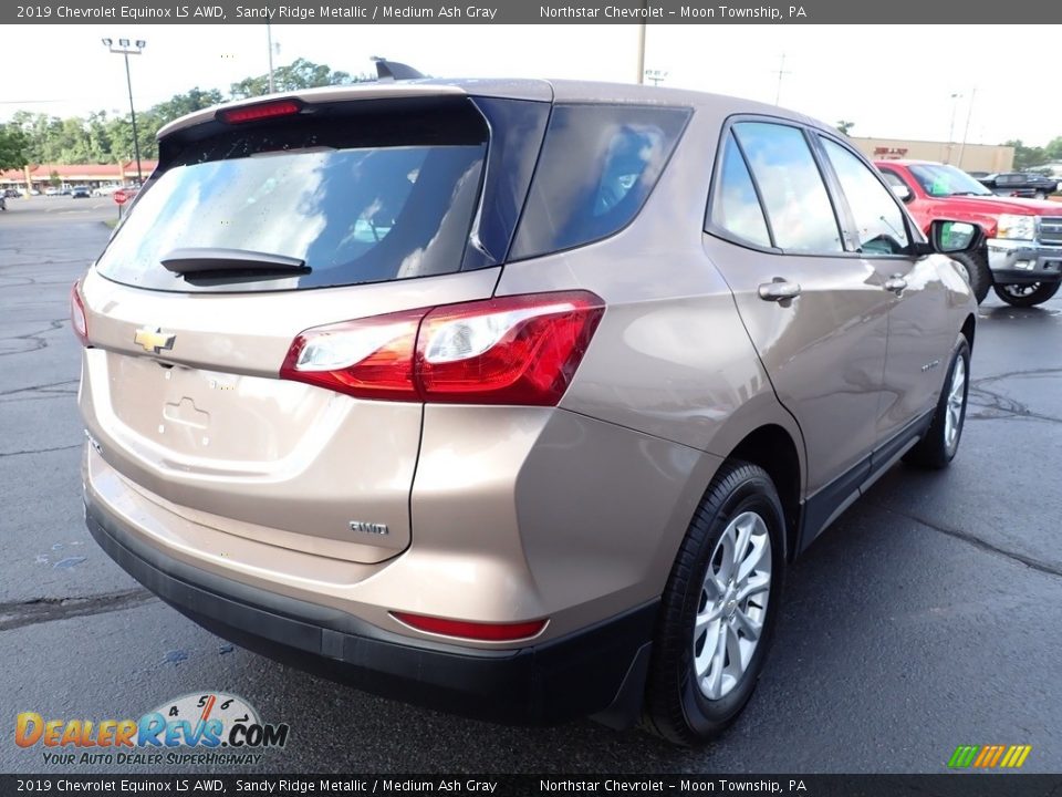 2019 Chevrolet Equinox LS AWD Sandy Ridge Metallic / Medium Ash Gray Photo #8