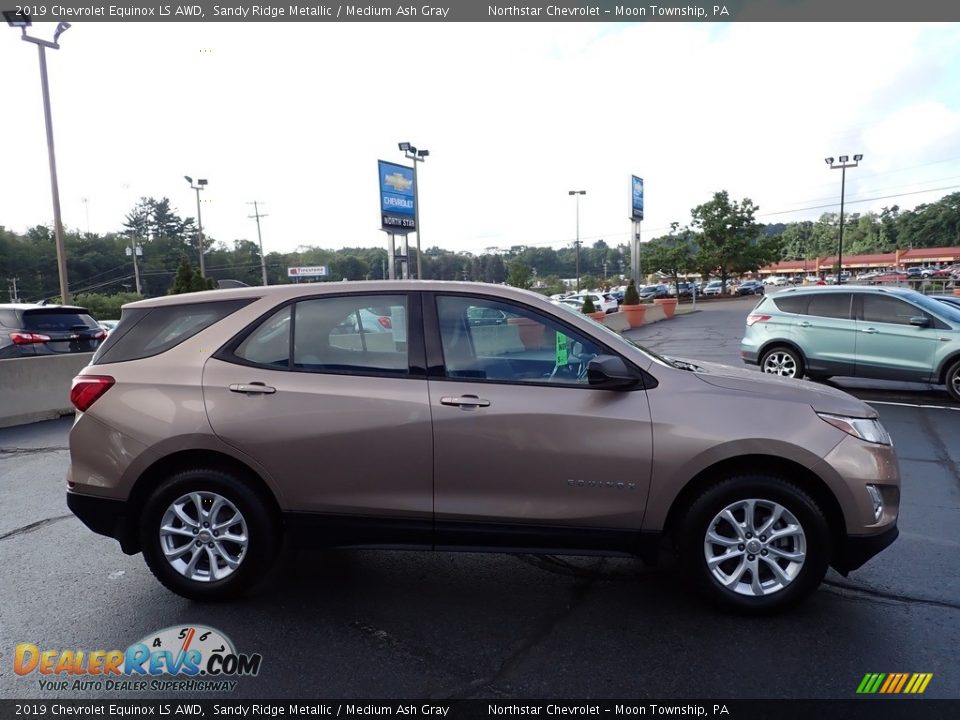 2019 Chevrolet Equinox LS AWD Sandy Ridge Metallic / Medium Ash Gray Photo #10