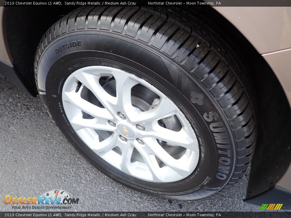 2019 Chevrolet Equinox LS AWD Sandy Ridge Metallic / Medium Ash Gray Photo #14