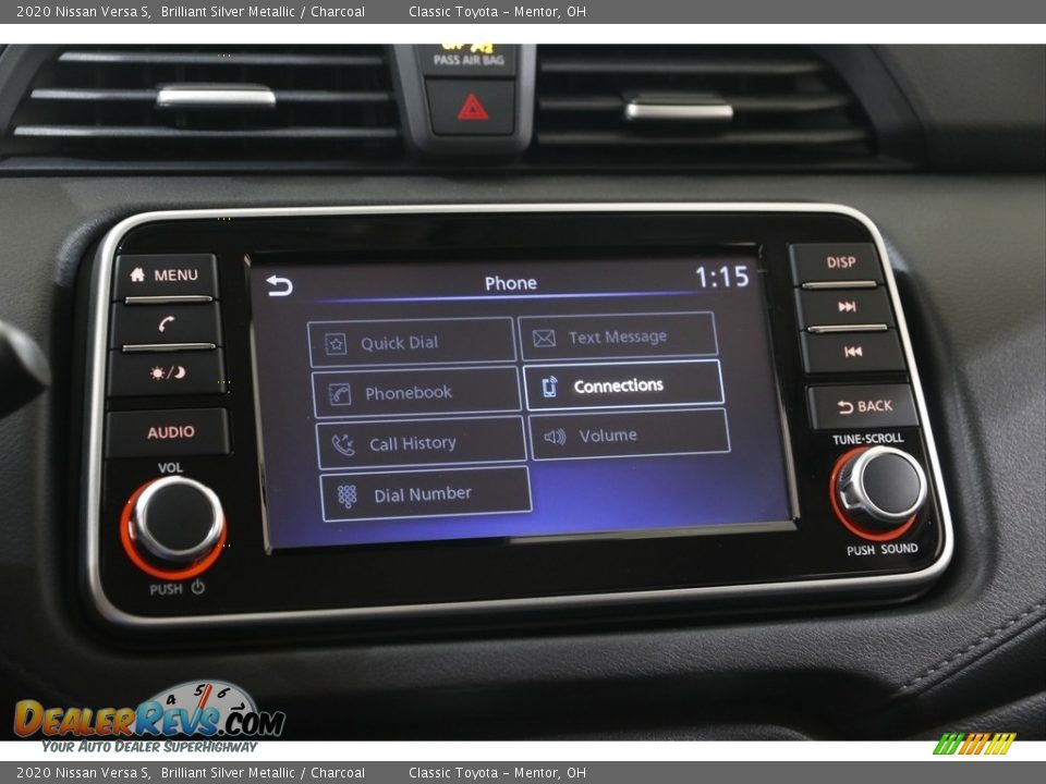 Controls of 2020 Nissan Versa S Photo #11