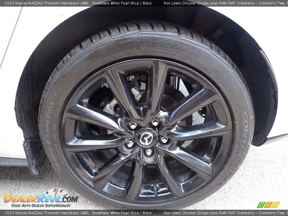 2020 Mazda MAZDA3 Premium Hatchback AWD Snowflake White Pearl Mica / Black Photo #10