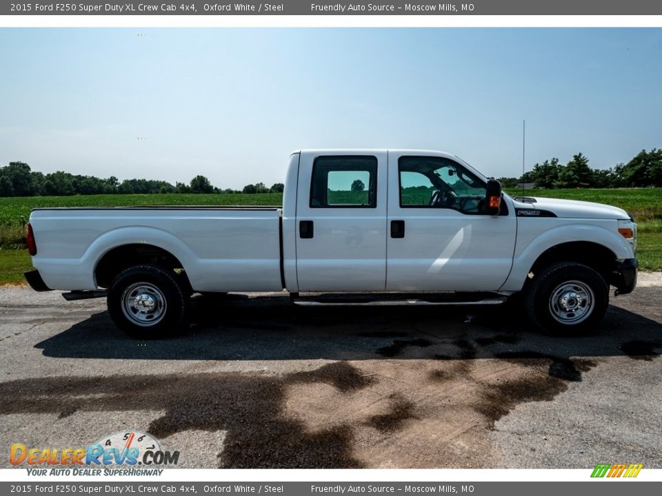 2015 Ford F250 Super Duty XL Crew Cab 4x4 Oxford White / Steel Photo #3