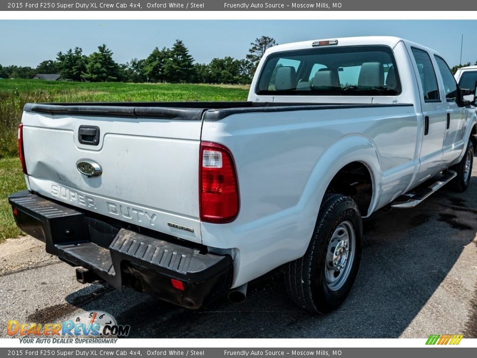 2015 Ford F250 Super Duty XL Crew Cab 4x4 Oxford White / Steel Photo #4