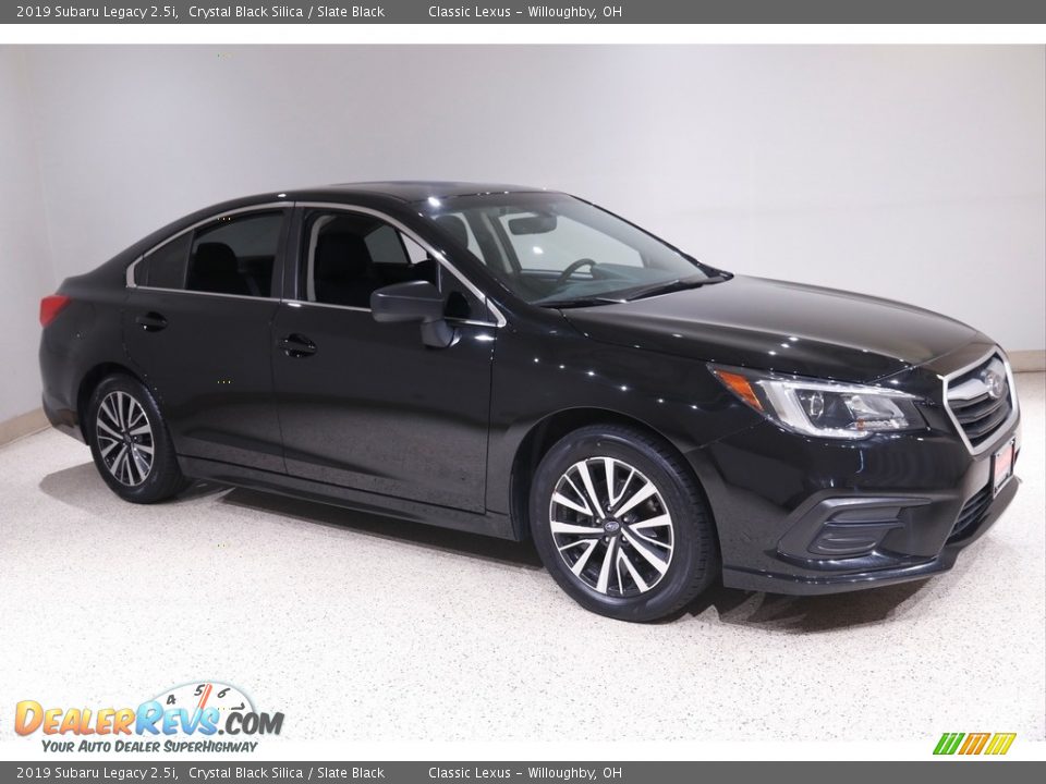 2019 Subaru Legacy 2.5i Crystal Black Silica / Slate Black Photo #1