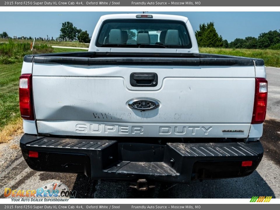 2015 Ford F250 Super Duty XL Crew Cab 4x4 Oxford White / Steel Photo #5