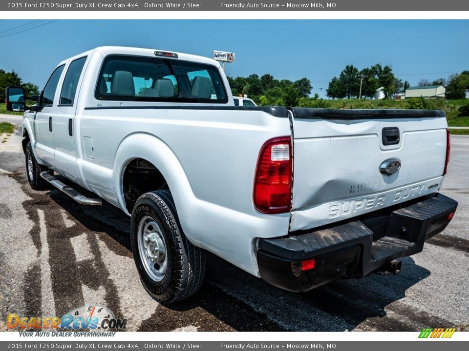 2015 Ford F250 Super Duty XL Crew Cab 4x4 Oxford White / Steel Photo #6