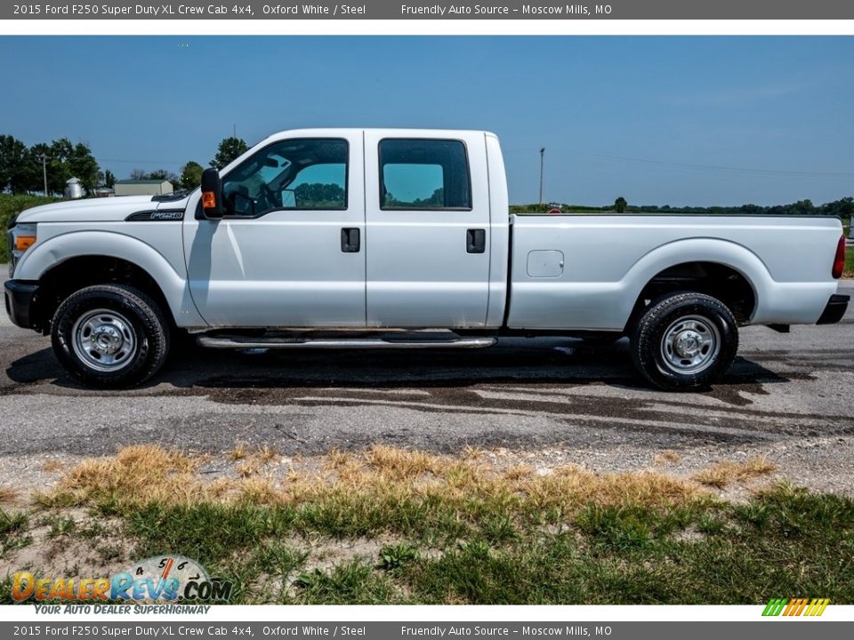 2015 Ford F250 Super Duty XL Crew Cab 4x4 Oxford White / Steel Photo #7