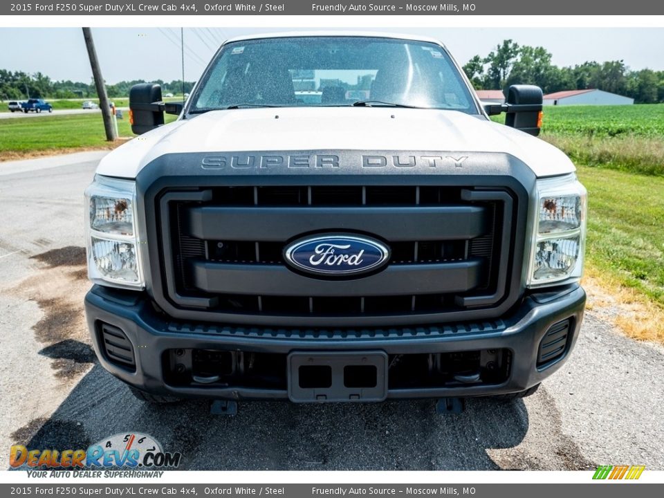 2015 Ford F250 Super Duty XL Crew Cab 4x4 Oxford White / Steel Photo #9