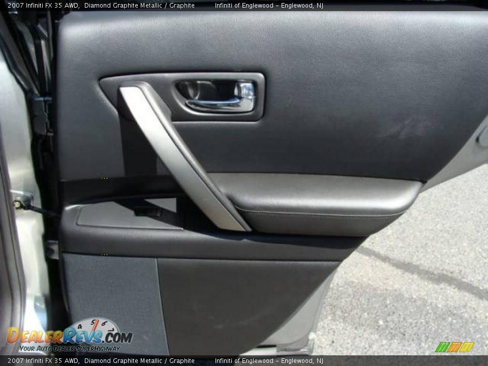 2007 Infiniti FX 35 AWD Diamond Graphite Metallic / Graphite Photo #23