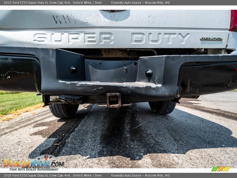 2015 Ford F250 Super Duty XL Crew Cab 4x4 Oxford White / Steel Photo #14