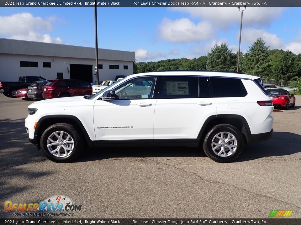 2021 Jeep Grand Cherokee L Limited 4x4 Bright White / Black Photo #2