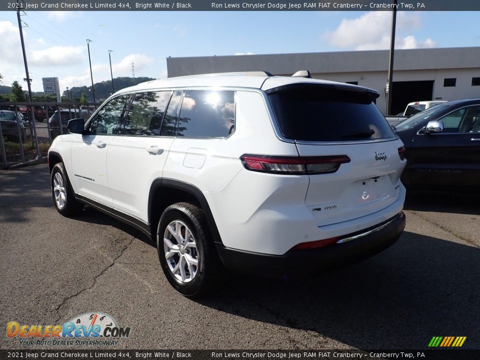 2021 Jeep Grand Cherokee L Limited 4x4 Bright White / Black Photo #3