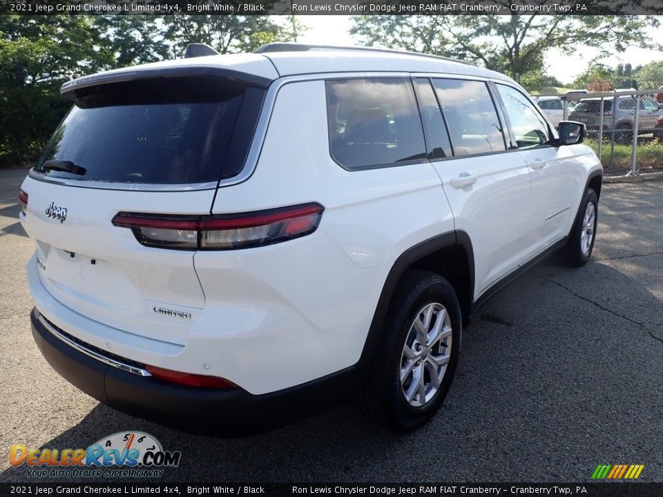 2021 Jeep Grand Cherokee L Limited 4x4 Bright White / Black Photo #5