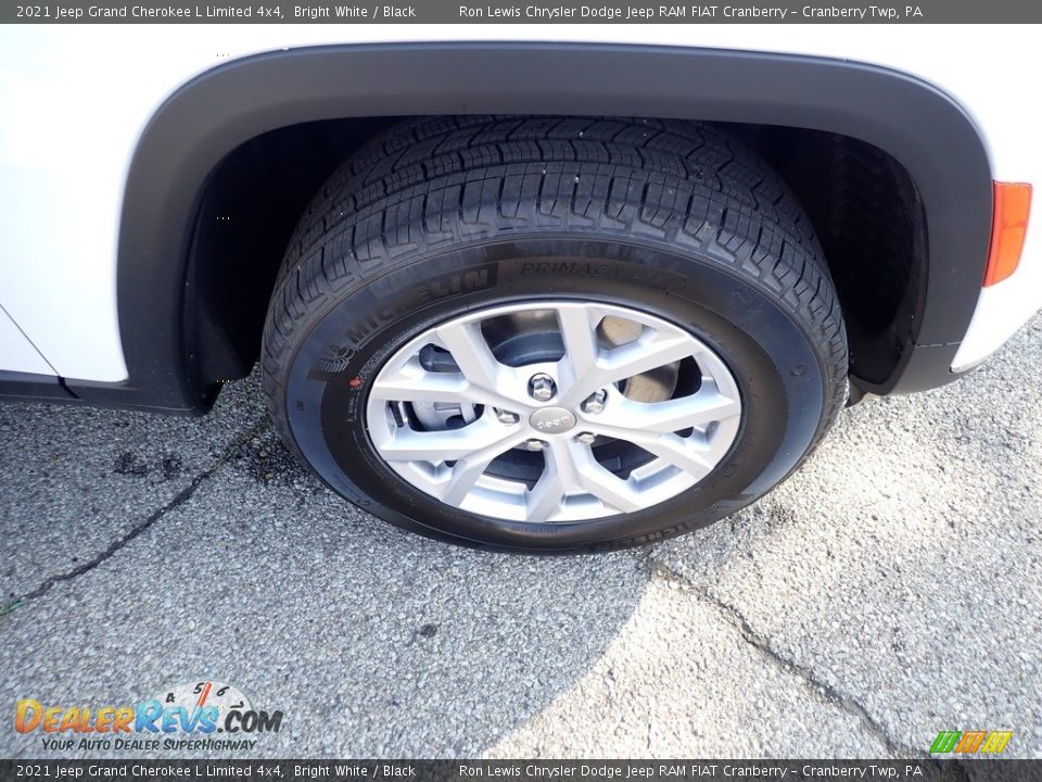 2021 Jeep Grand Cherokee L Limited 4x4 Bright White / Black Photo #8