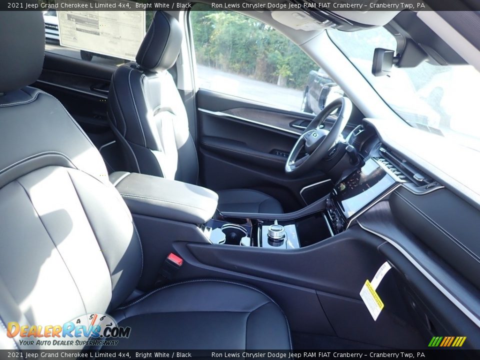 2021 Jeep Grand Cherokee L Limited 4x4 Bright White / Black Photo #9