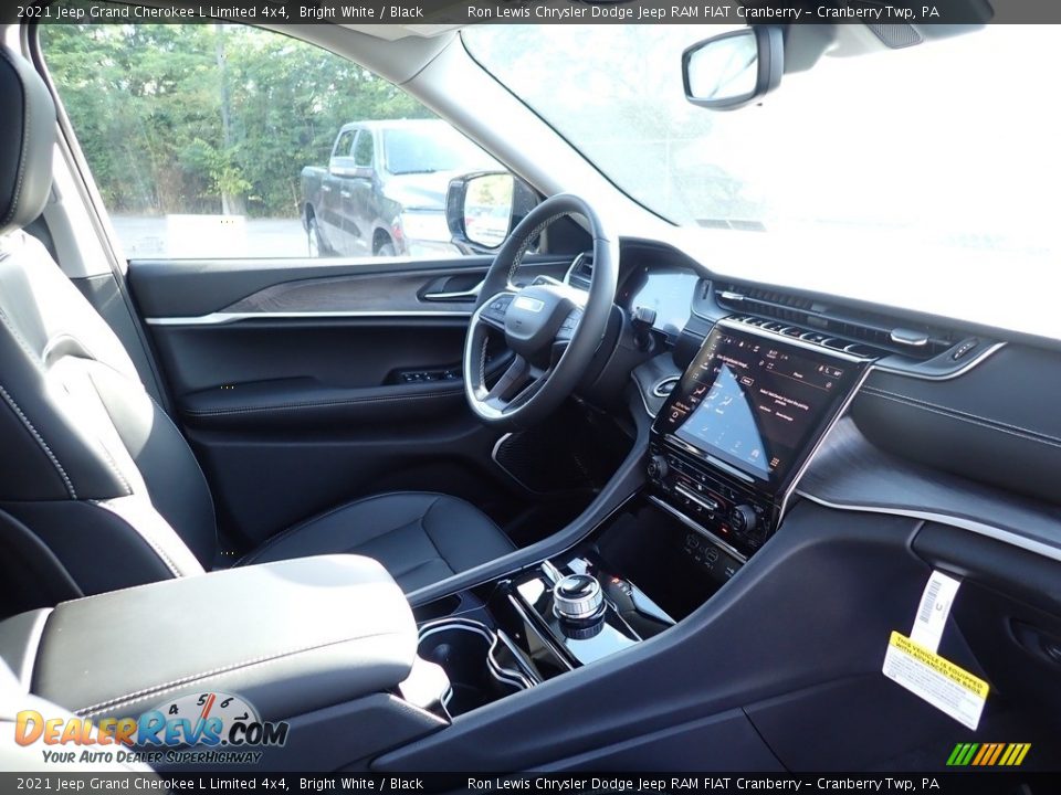 2021 Jeep Grand Cherokee L Limited 4x4 Bright White / Black Photo #10